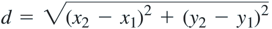 distance equation